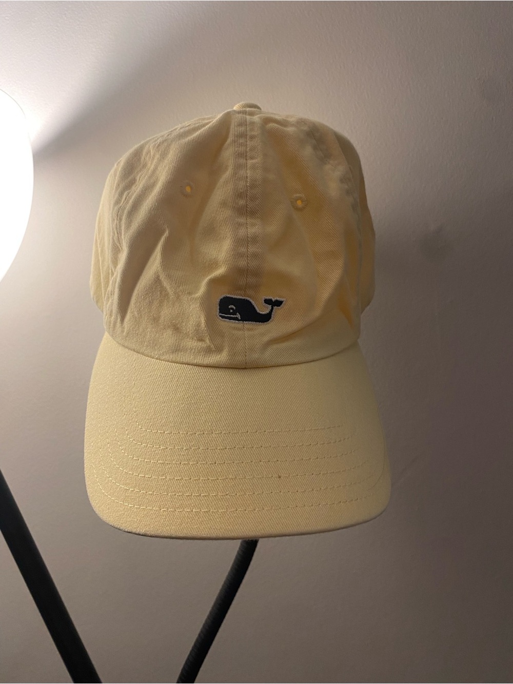 Vineyard Vines Pale Yellow Whale Cap